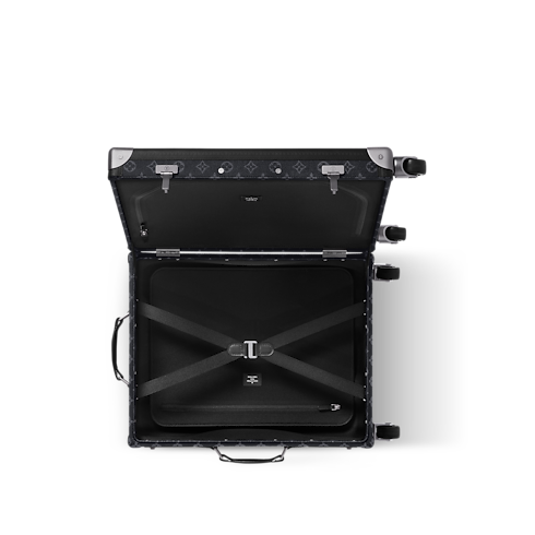 Rolling Trunk Tela Monogram Eclipse Uomo Viaggio Valigie con Rotelle | LOUIS VUITTON (Zoom prodotto)