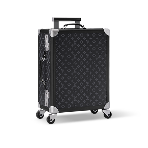 Rolling Trunk Tela Monogram Eclipse Uomo Viaggio Valigie con Rotelle | LOUIS VUITTON (Zoom prodotto)