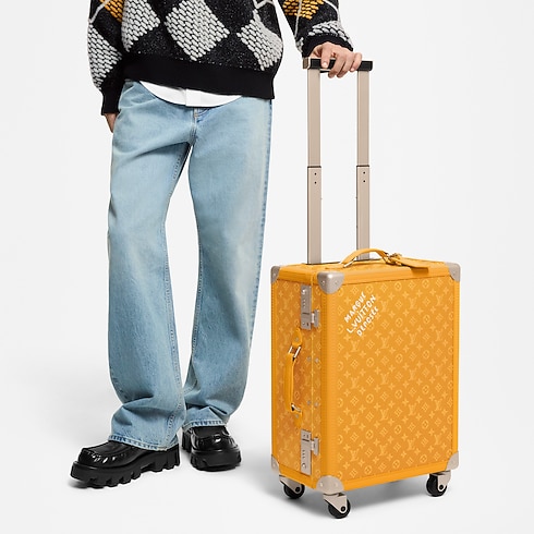 Rolling Trunk Monogram Heritage Uomo Viaggio Valigie con Rotelle | LOUIS VUITTON (Zoom prodotto)