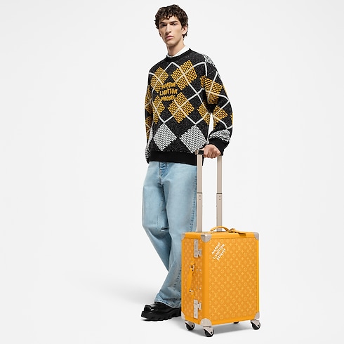 Rolling Trunk Monogram Heritage Uomo Viaggio Valigie con Rotelle | LOUIS VUITTON (Zoom prodotto)