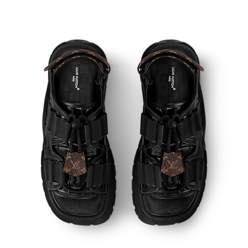 Sandalo basso con plateau Chameleon Donna Calzature Sandali e Espadrillas | LOUIS VUITTON (Zoom prodotto)