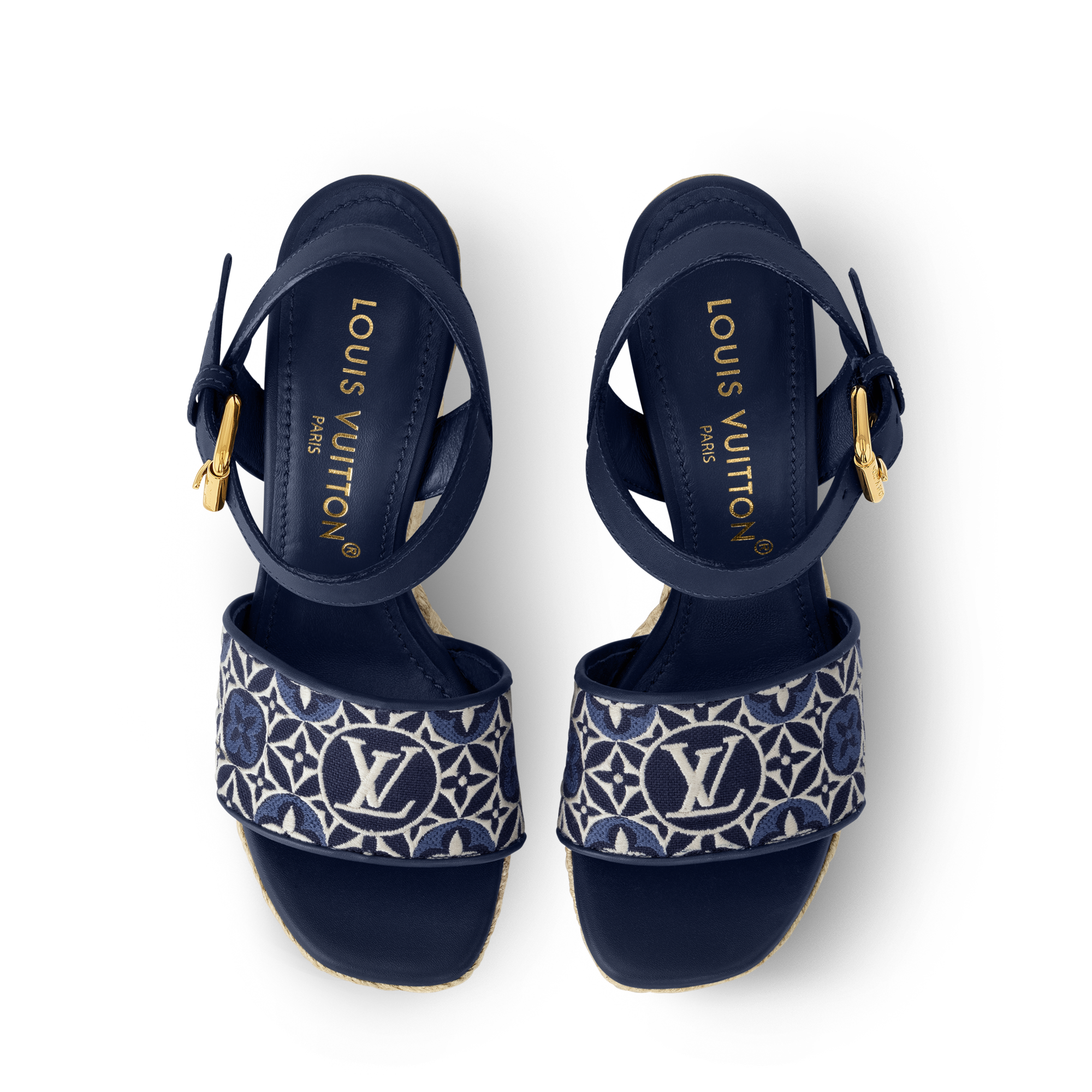Sandalo con zeppa Helios  Donna Calzature Sandali e Espadrillas | LOUIS VUITTON (Zoom prodotto)