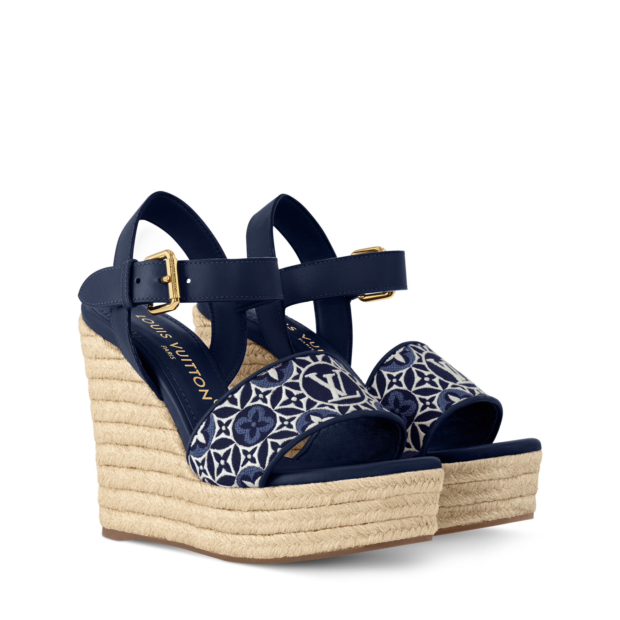 Sandalo con zeppa Helios  Donna Calzature Sandali e Espadrillas | LOUIS VUITTON (Zoom prodotto)