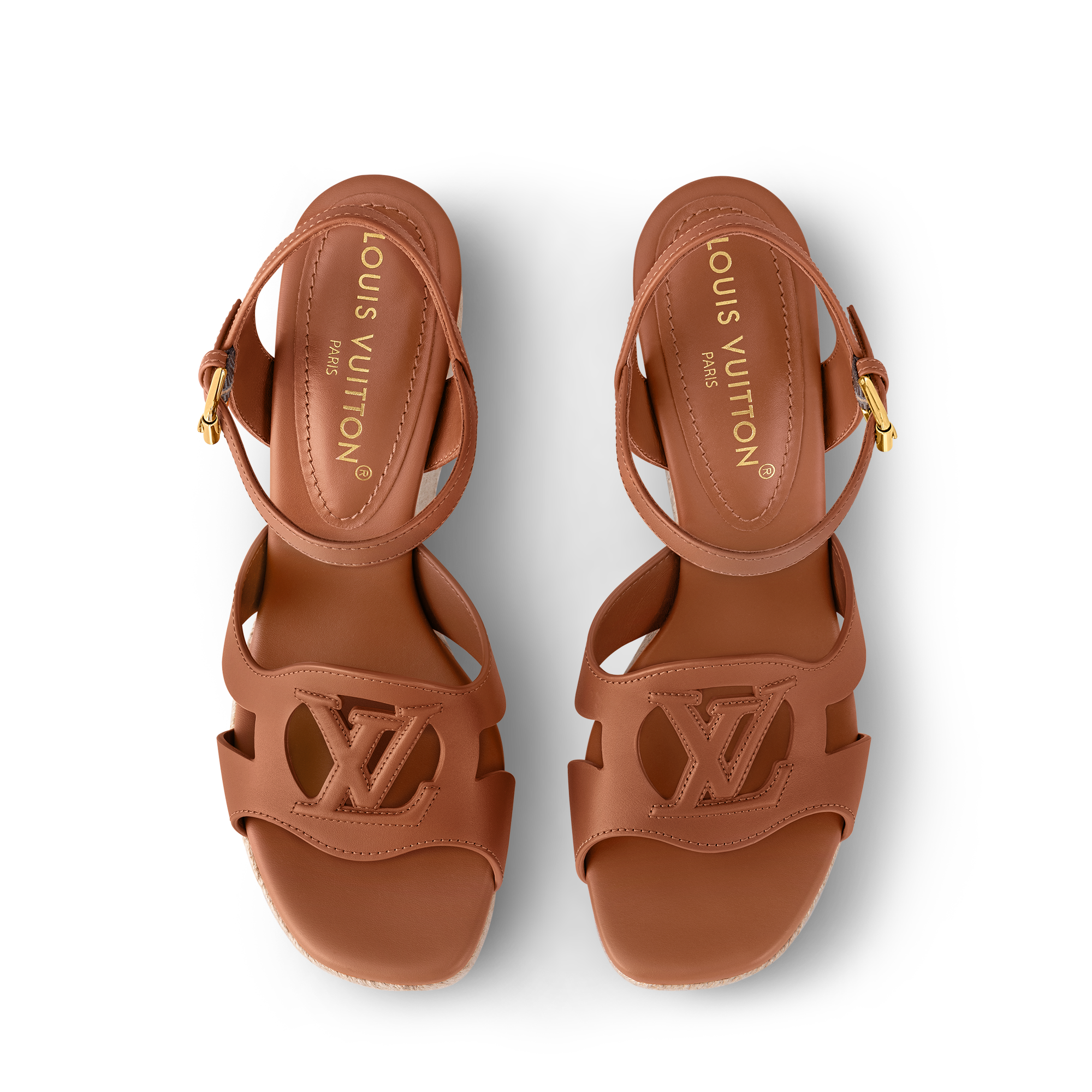 Sandalo con zeppa LV Isola  Donna Calzature Sandali e Espadrillas | LOUIS VUITTON (Zoom prodotto)