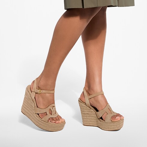 Sandalo con zeppa LV Isola Donna Calzature Sandali | LOUIS VUITTON (Zoom prodotto)