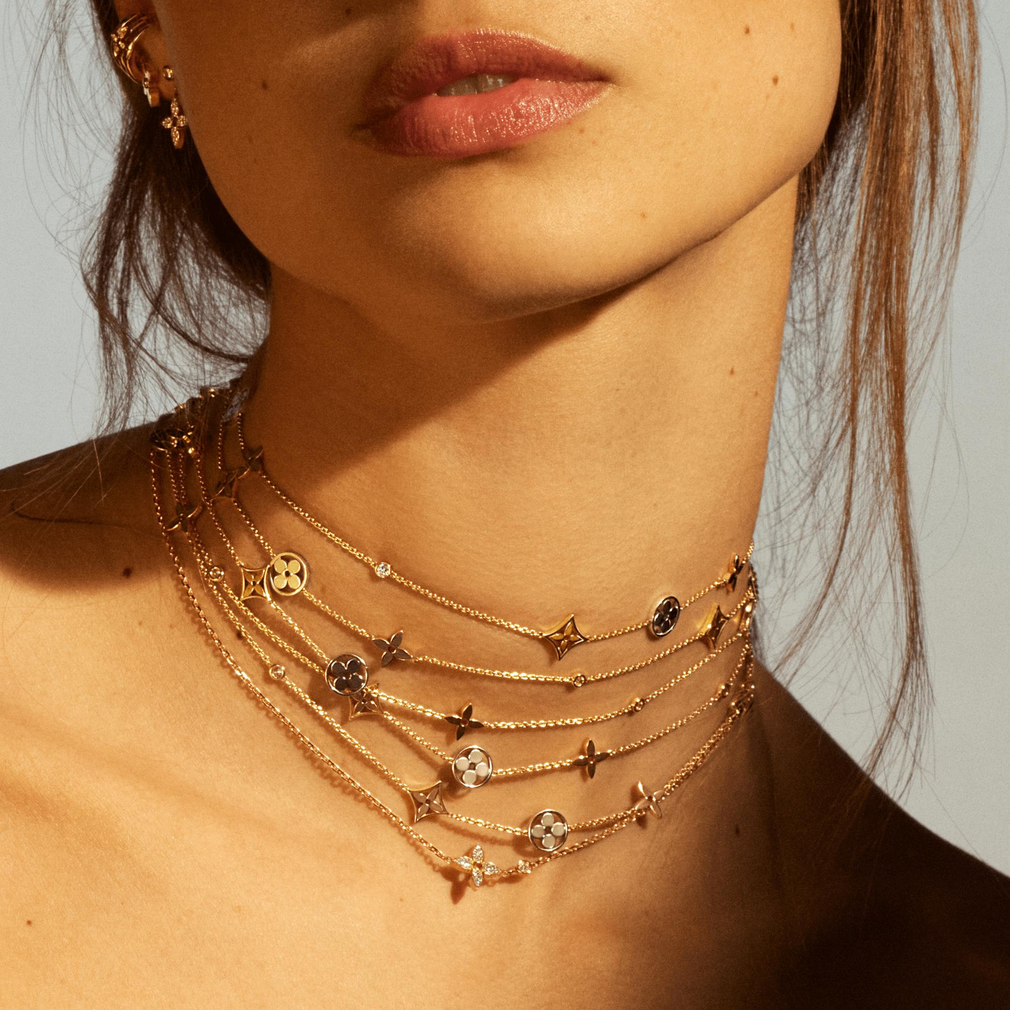 Sautoir Blossom, 3 sfumature di oro e diamanti  Gioielli Categorie Tutta la Gioielleria | LOUIS VUITTON (Zoom prodotto)