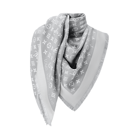 Scialle Monogram Denim S00 Donna Accessori Scialli e Stole | LOUIS VUITTON (Zoom prodotto)