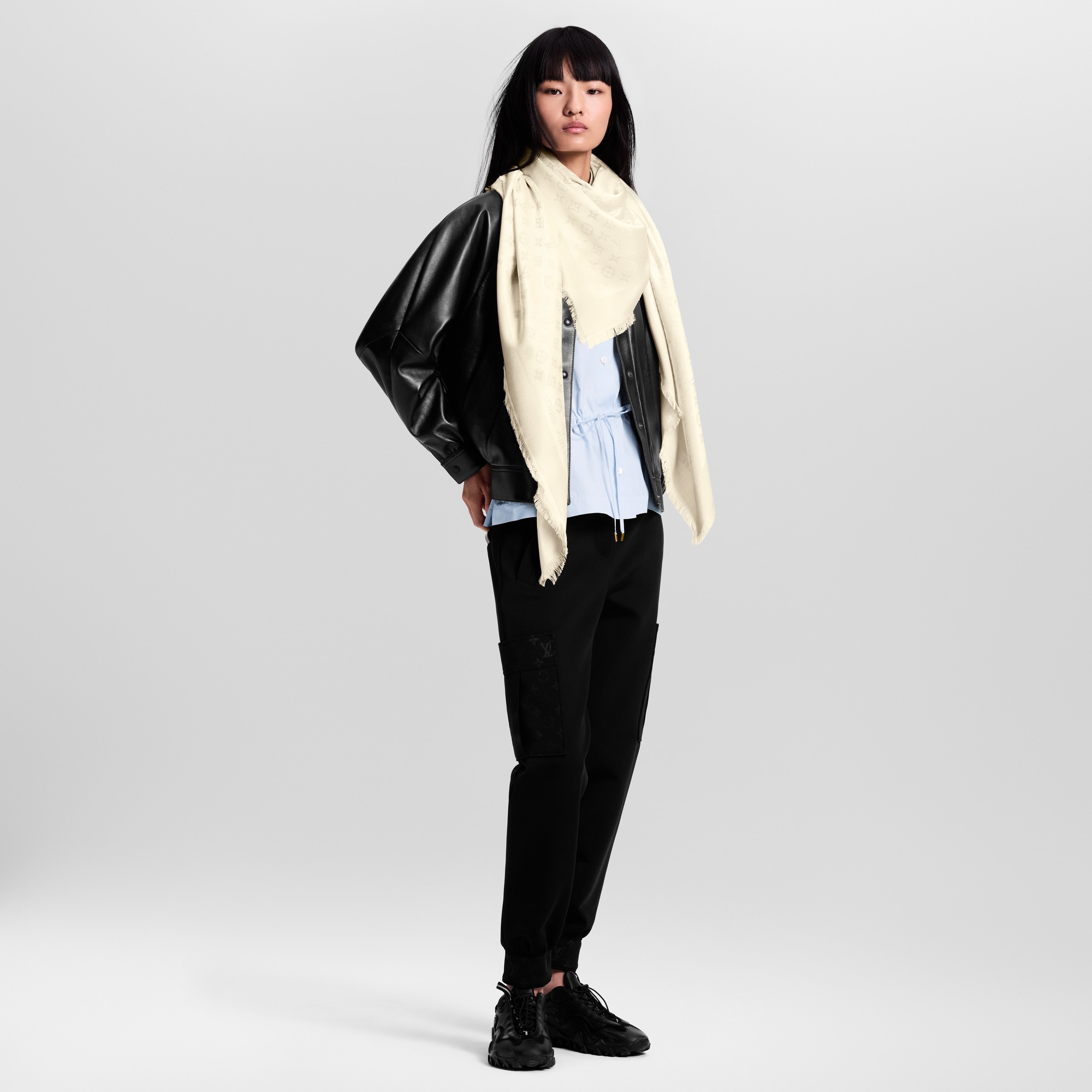 Scialle Monogram Shine S00 Donna Accessori Scialli e Stole | LOUIS VUITTON (Zoom prodotto)