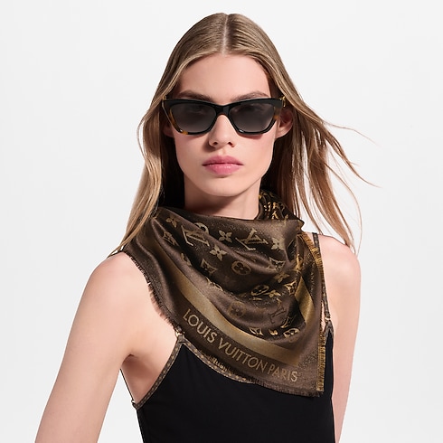 Scialle Monogram Shine S00 Donna Accessori Scialli | LOUIS VUITTON (Zoom prodotto)