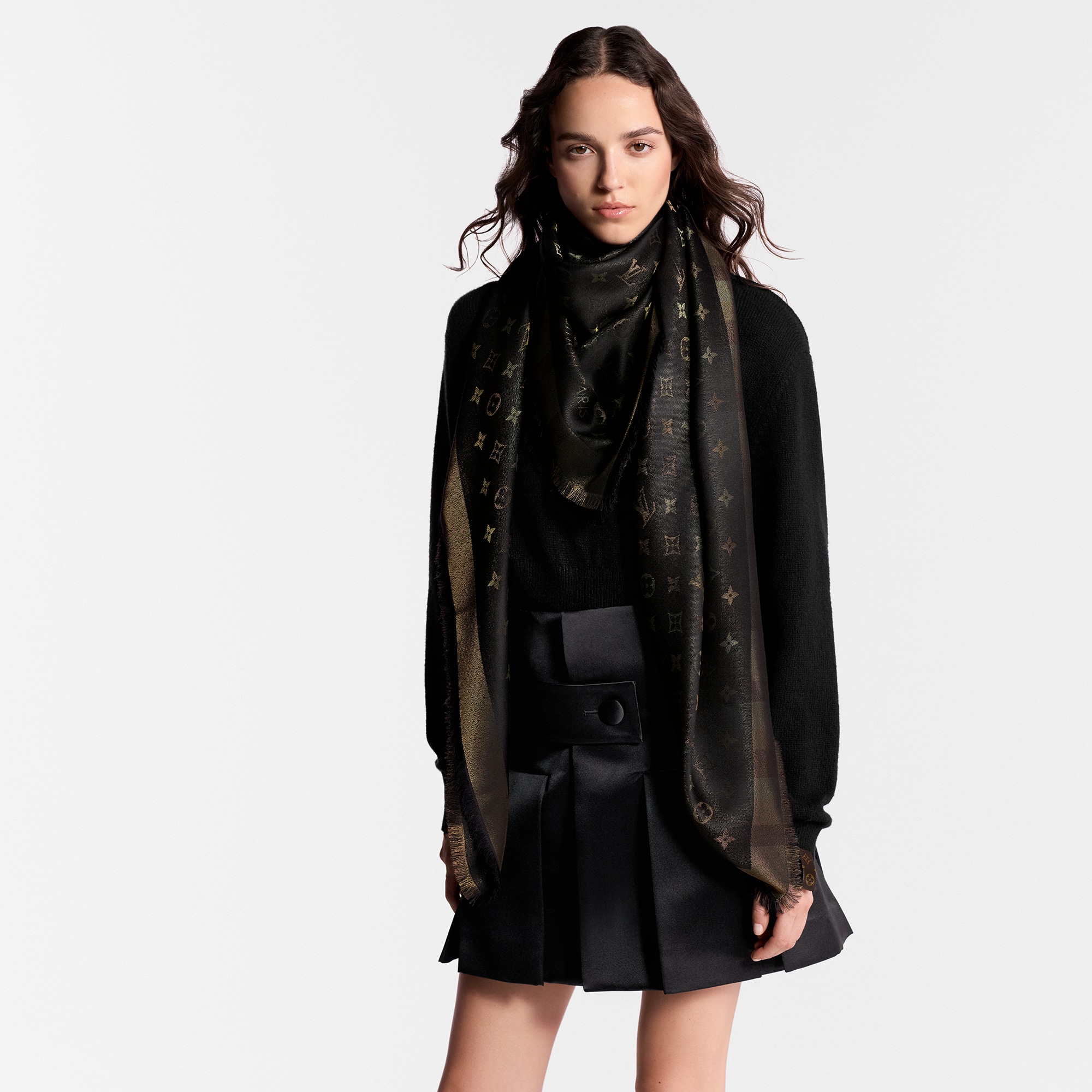Scialle So Shine Monogram S00 Donna Accessori Scialli e Stole | LOUIS VUITTON (Zoom prodotto)