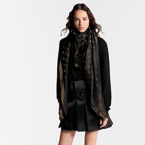 Scialle So Shine Monogram S00 Donna Accessori Scialli e Stole | LOUIS VUITTON (Zoom prodotto)