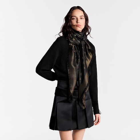 Scialle So Shine Monogram S00 Donna Accessori Scialli e Stole | LOUIS VUITTON (Zoom prodotto)