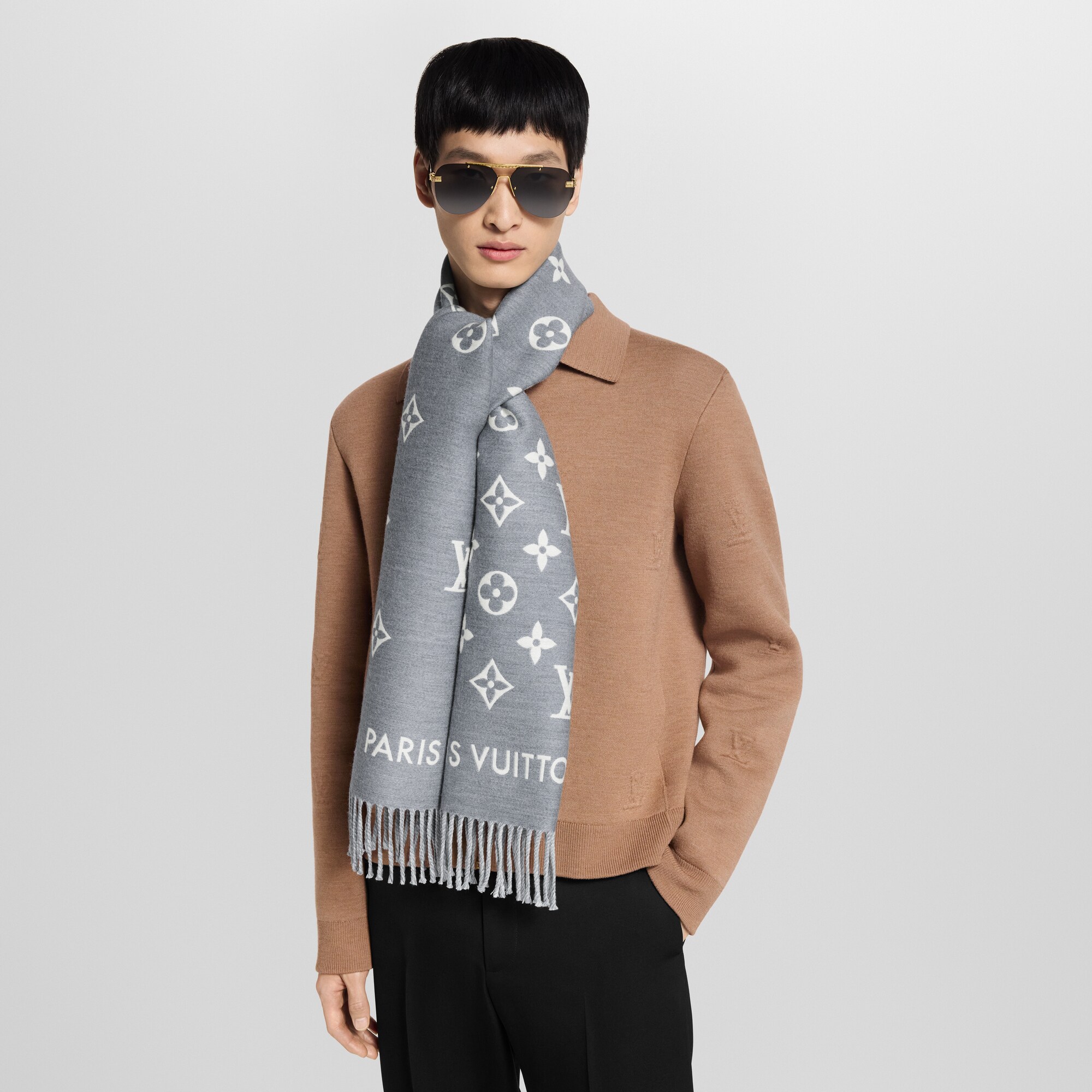 Sciarpa All About Monogram S00 Uomo Accessori Sciarpe | LOUIS VUITTON (Zoom prodotto)
