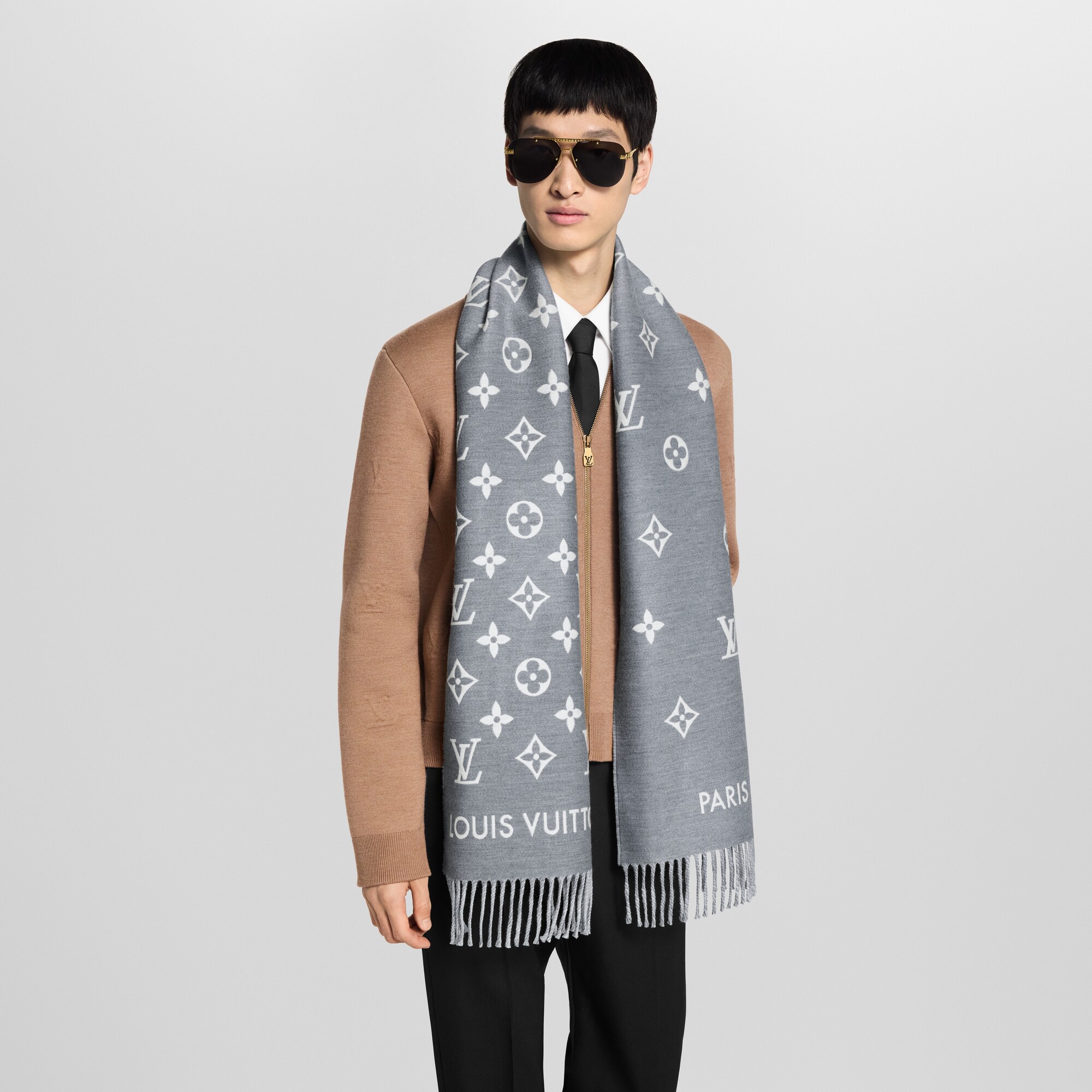 Sciarpa All About Monogram S00 Uomo Accessori Sciarpe | LOUIS VUITTON (Zoom prodotto)