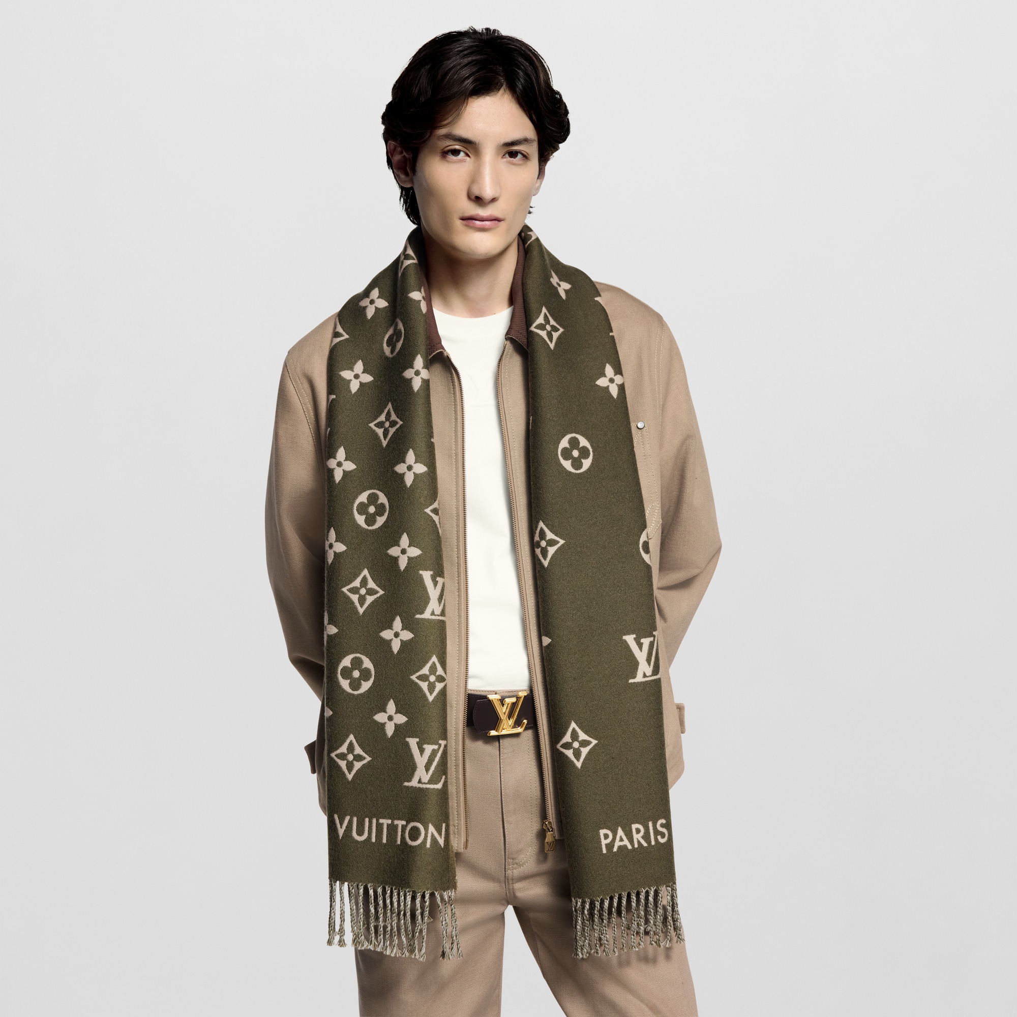 Sciarpa All About Monogram S00 Uomo Accessori Sciarpe | LOUIS VUITTON (Zoom prodotto)
