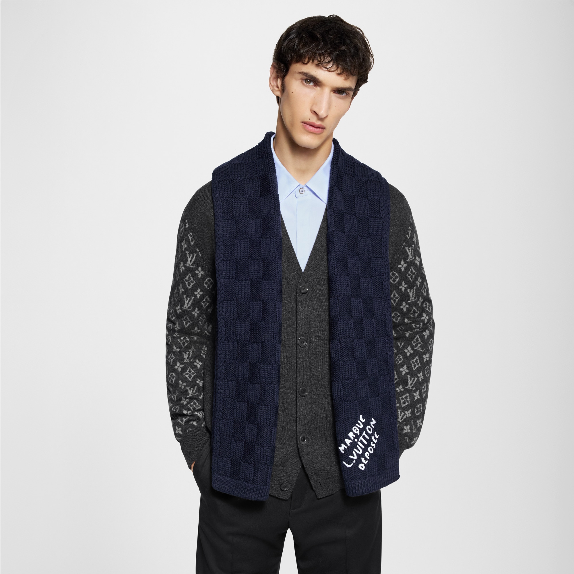 Sciarpa Damier Snug S00 Uomo Accessori Sciarpe | LOUIS VUITTON (Zoom prodotto)