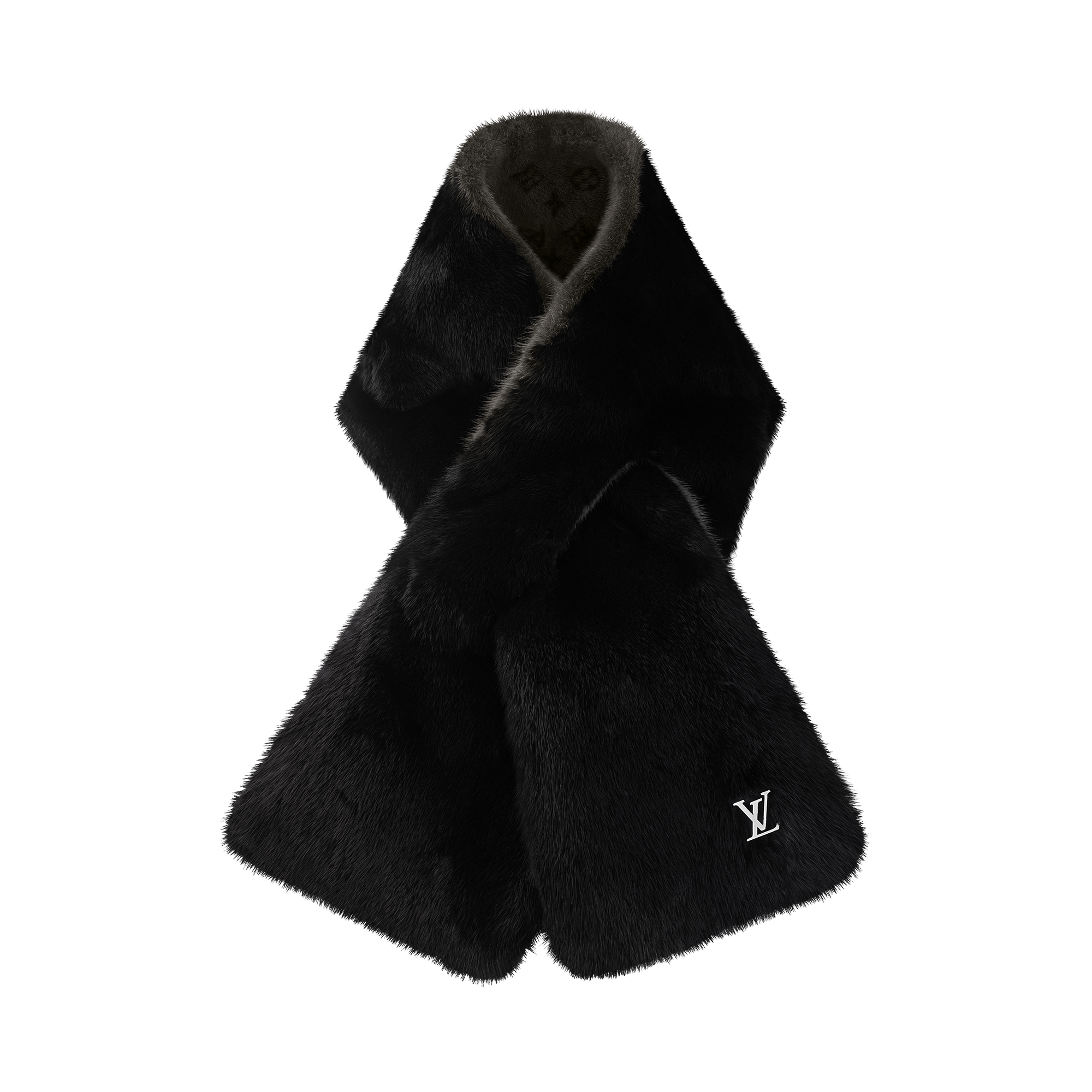 Sciarpa di pelliccia Monogram Reverse S00 Uomo Accessori Sciarpe | LOUIS VUITTON (Zoom prodotto)