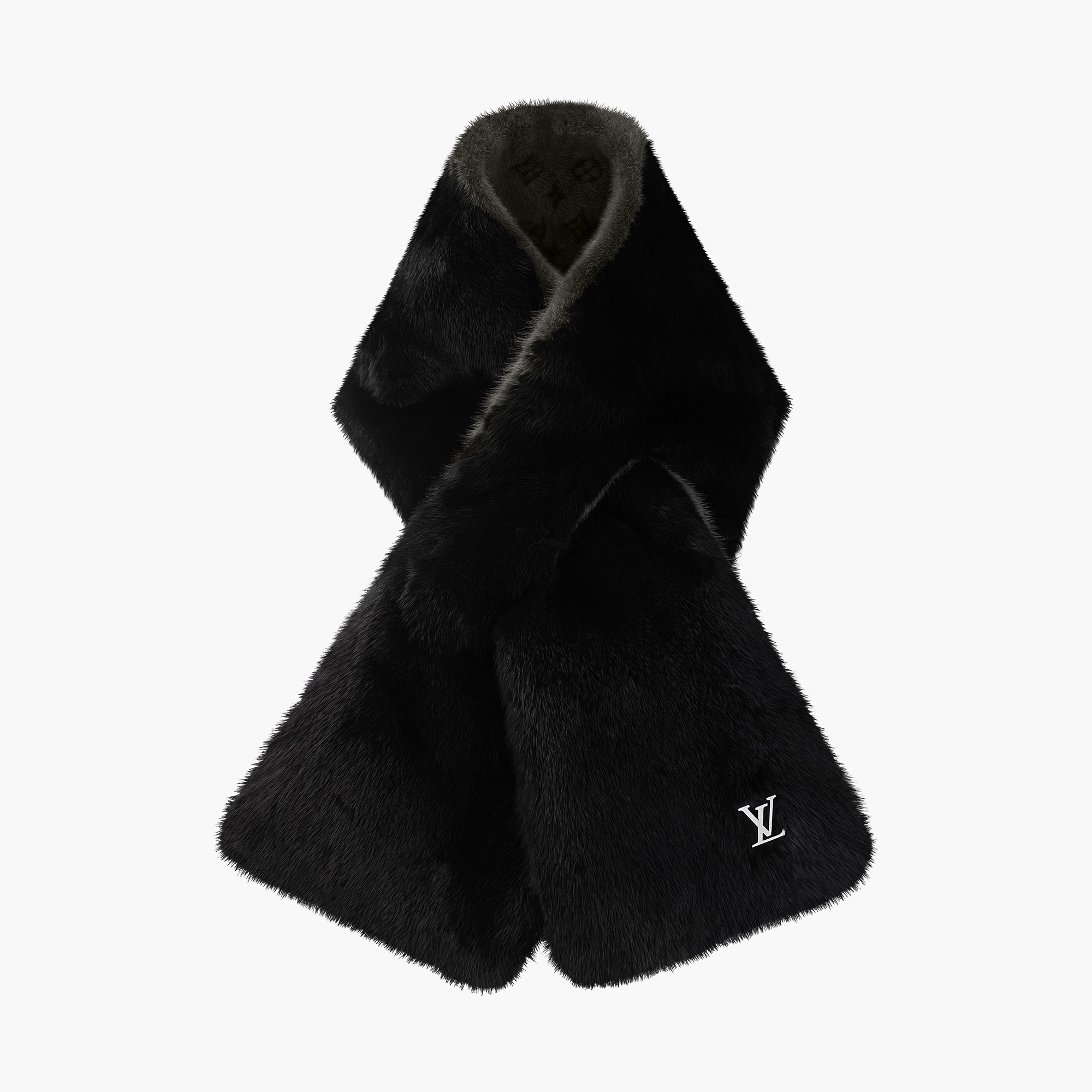 Vestiaire Collective Sciarpa Visone Louis Vuitton Foulard Louis