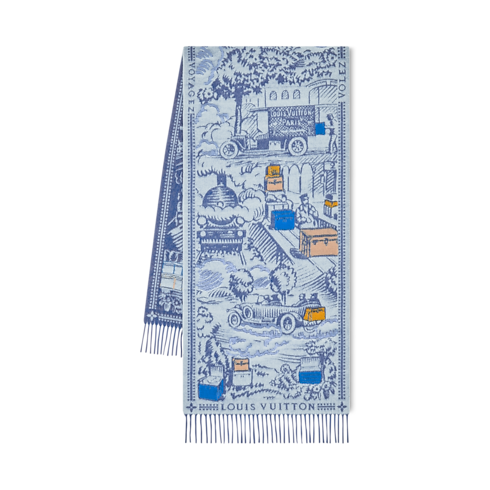 Sciarpa Gaston's Travel S00 Donna Accessori Sciarpe | LOUIS VUITTON (Zoom prodotto)