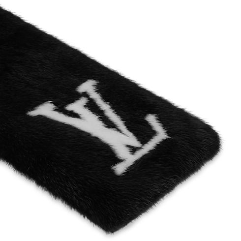 Sciarpa in pelliccia LV Initiales S00 Uomo Accessori Sciarpe | LOUIS VUITTON (Zoom prodotto)