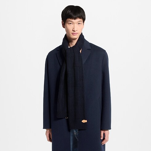 Sciarpa lavorata a maglia LV Malletier S00 Uomo Accessori Sciarpe | LOUIS VUITTON (Zoom prodotto)