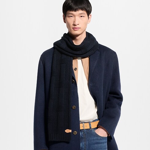Sciarpa lavorata a maglia LV Malletier S00 Uomo Accessori Sciarpe | LOUIS VUITTON (Zoom prodotto)