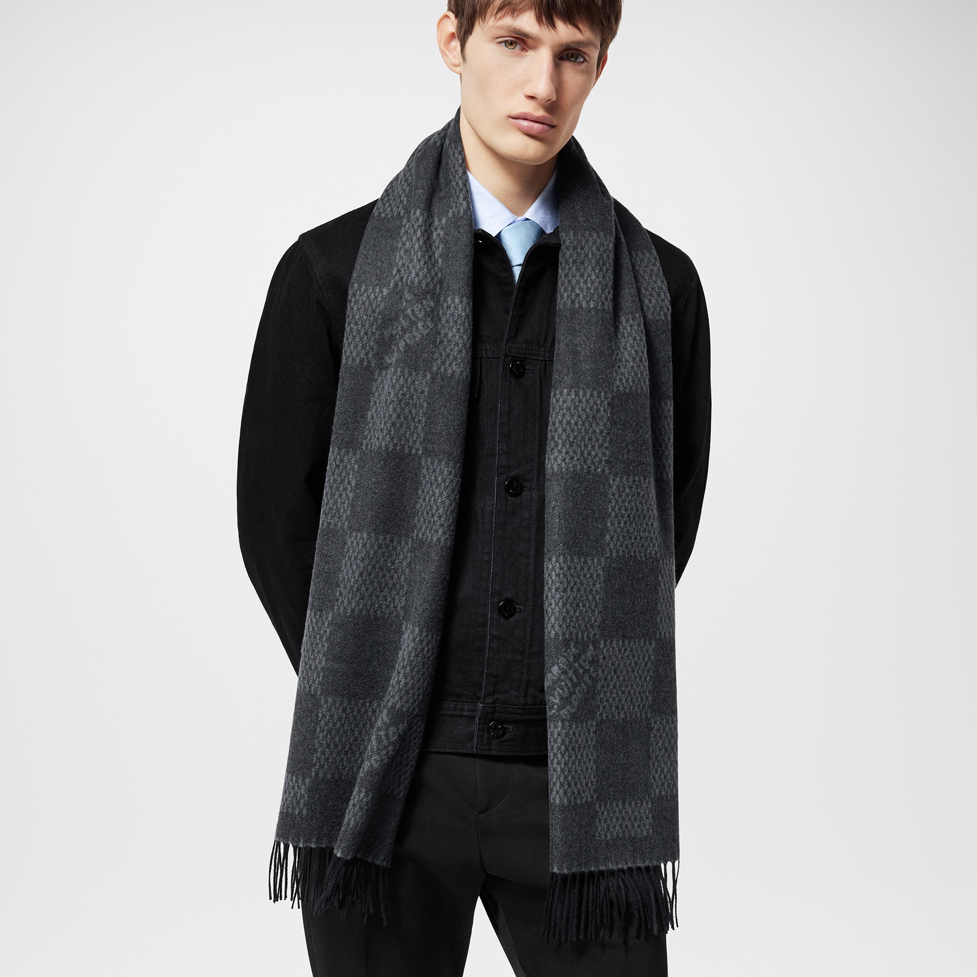 Sciarpa Light Damier S00 Uomo Accessori Sciarpe | LOUIS VUITTON (Zoom prodotto)
