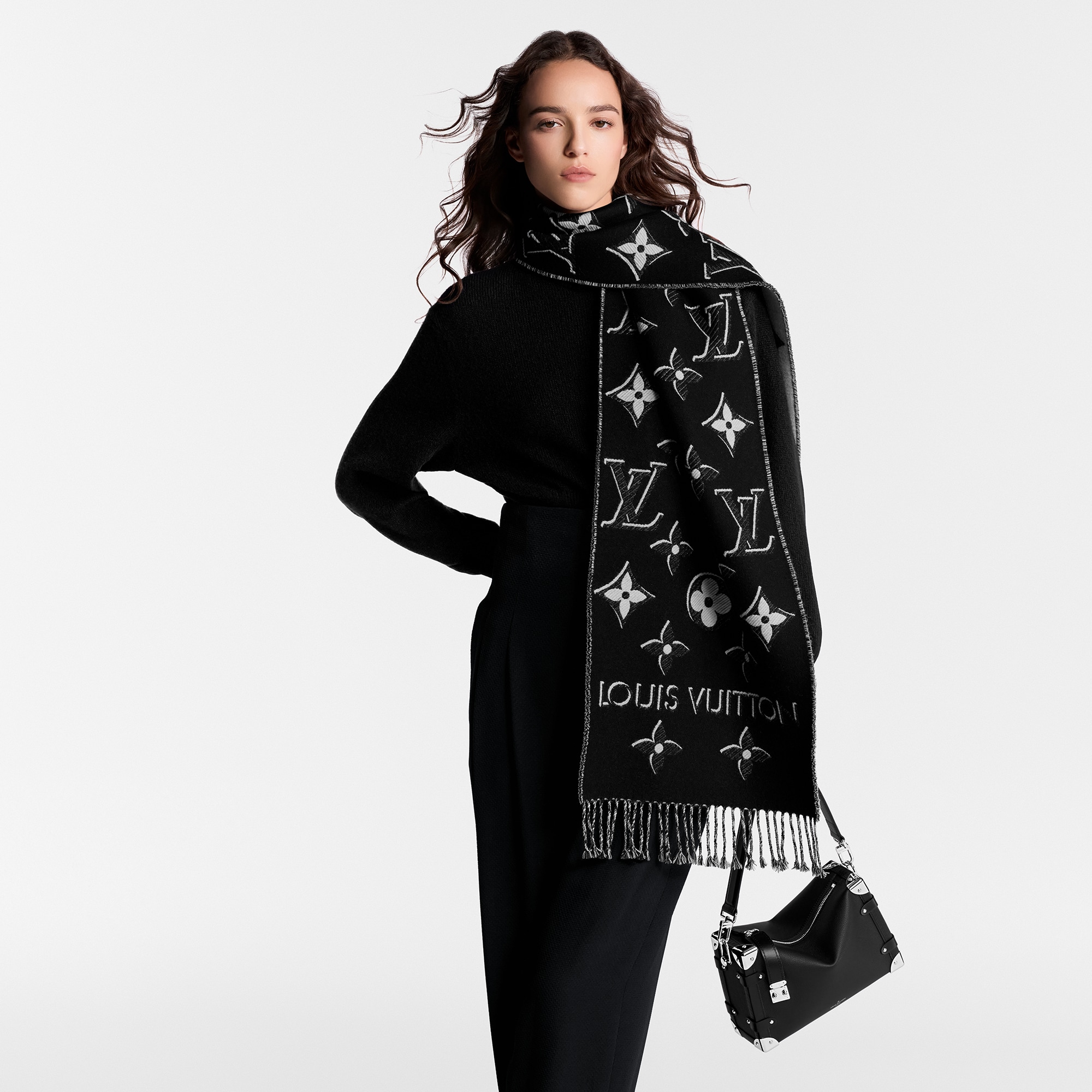 Sciarpa LV Essential Shine S00 Donna Accessori Sciarpe | LOUIS VUITTON (Zoom prodotto)