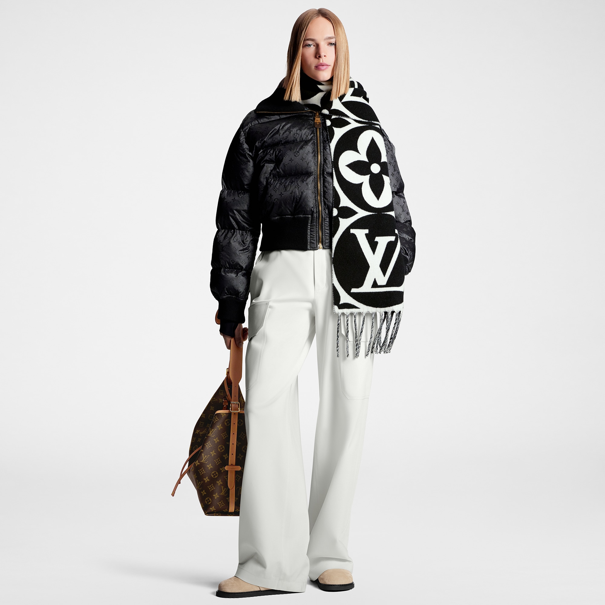 Sciarpa LV Medallion S00 Donna Accessori Sciarpe | LOUIS VUITTON (Zoom prodotto)