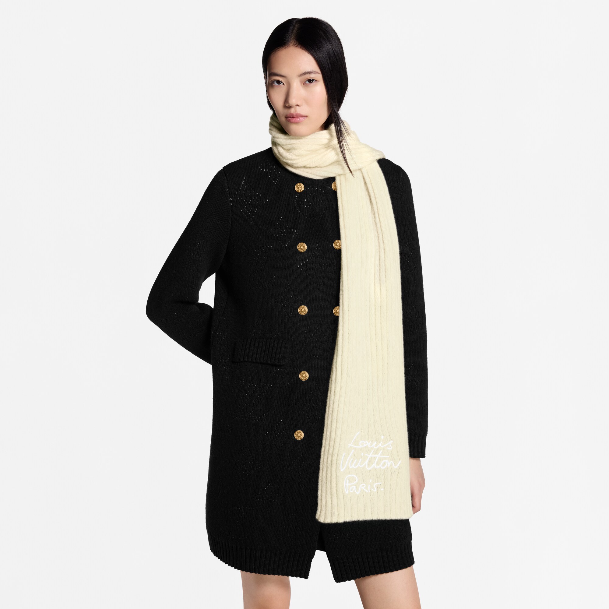 Sciarpa LV Script S00 Donna Accessori Sciarpe | LOUIS VUITTON (Zoom prodotto)