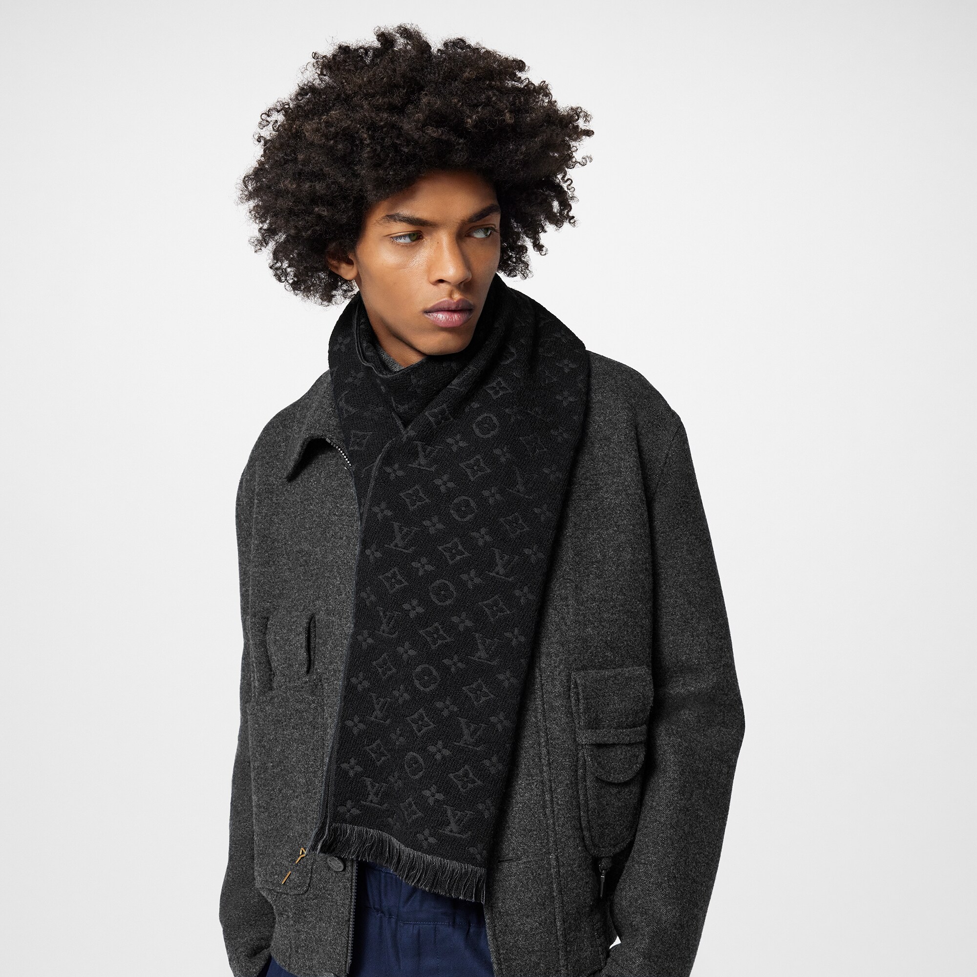 Sciarpa Monogram Classic S00 Uomo Accessori Sciarpe | LOUIS VUITTON (Zoom prodotto)