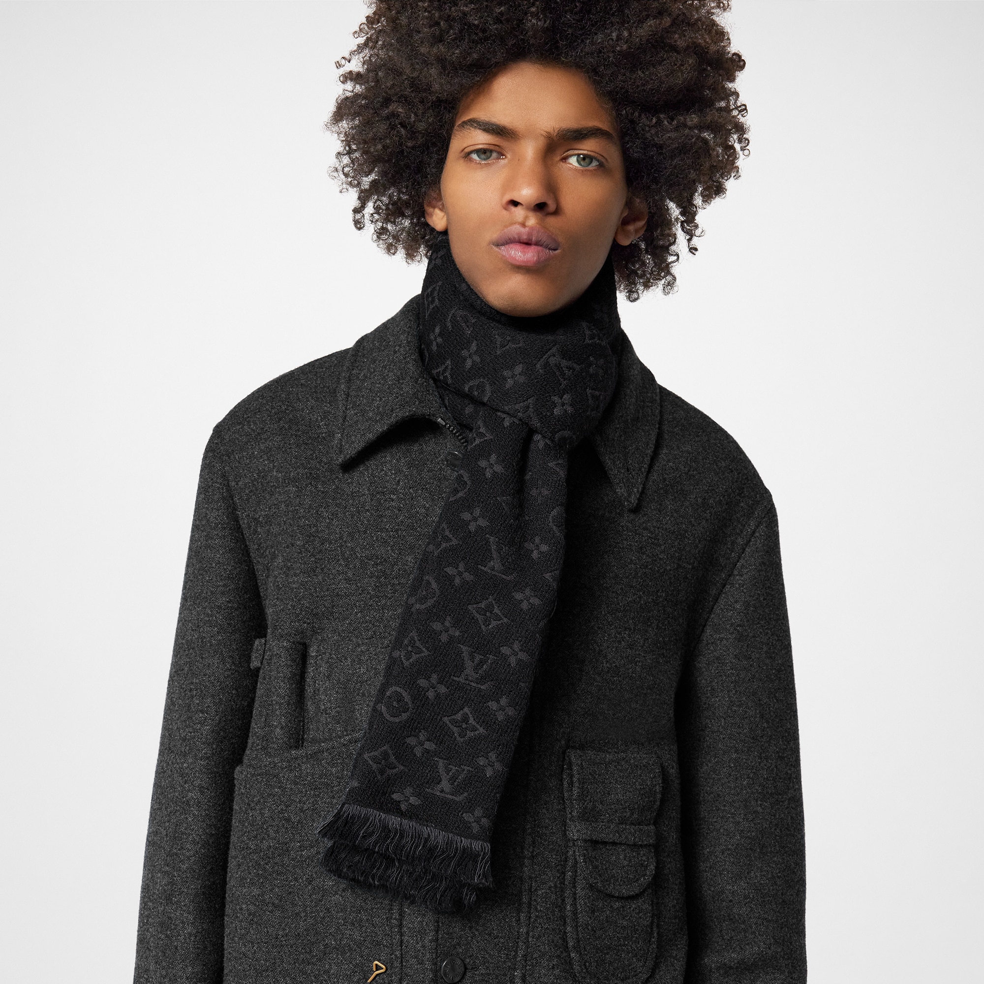 Sciarpa Monogram Classic S00 Uomo Accessori Sciarpe | LOUIS VUITTON (Zoom prodotto)