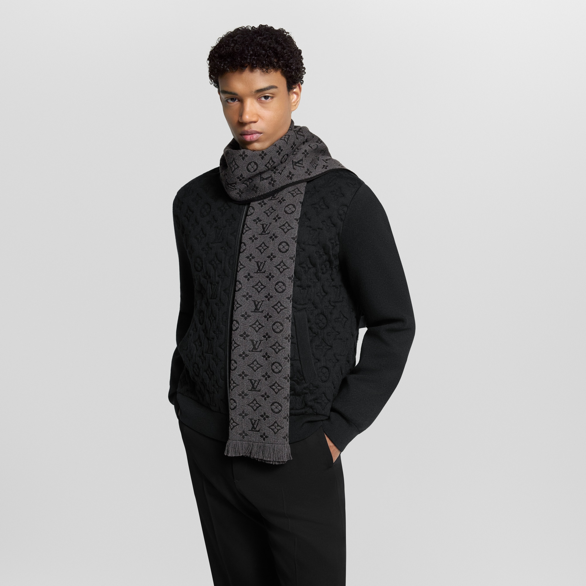 Sciarpa Monogram Classic S00 Uomo Accessori Sciarpe | LOUIS VUITTON (Zoom prodotto)