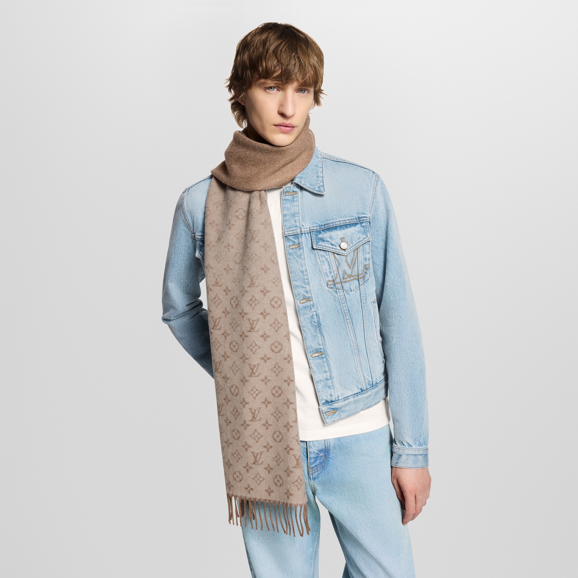 Sciarpa Monogram Gradient S00 Uomo Accessori Sciarpe | LOUIS VUITTON (Zoom prodotto)