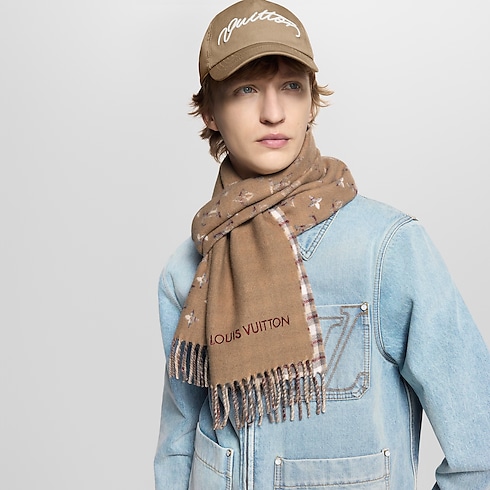 Sciarpa Monogram Gradient Tartan S00 Uomo Accessori Sciarpe | LOUIS VUITTON (Zoom prodotto)