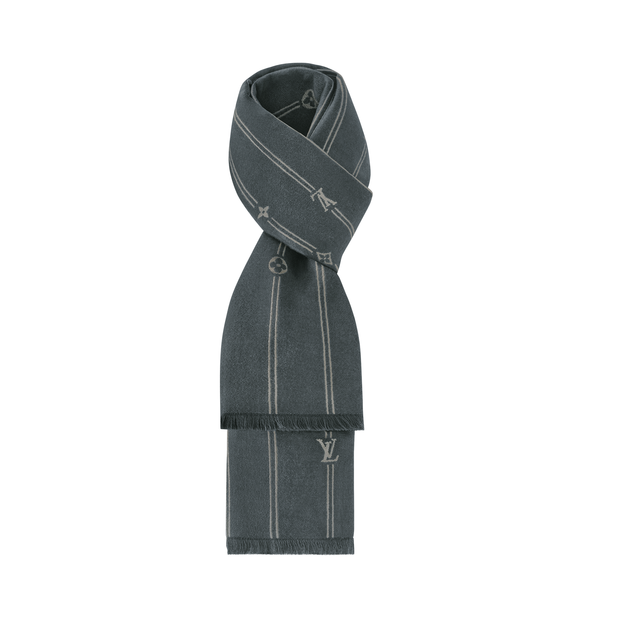 Sciarpa Monogram Stripes S00 Uomo Accessori Sciarpe | LOUIS VUITTON (Zoom prodotto)