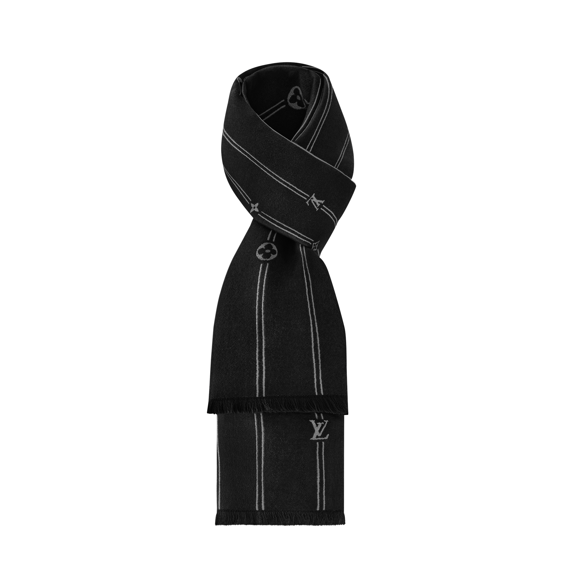 Sciarpa Monogram Stripes S00 Uomo Accessori Sciarpe | LOUIS VUITTON (Zoom prodotto)