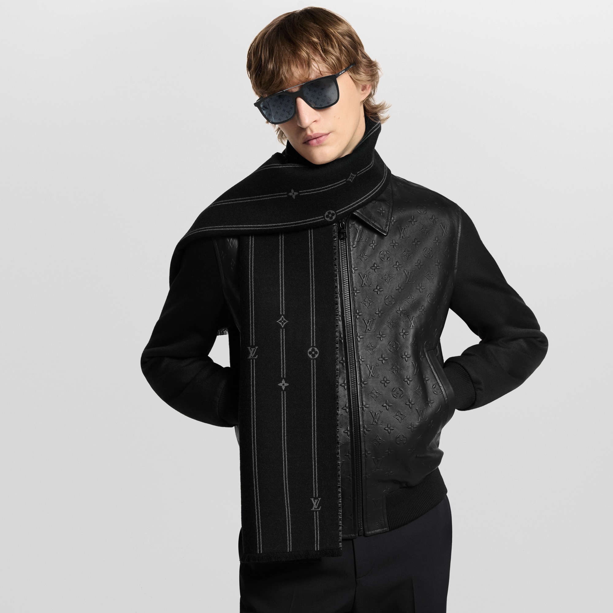 Sciarpa Monogram Stripes S00 Uomo Accessori Sciarpe | LOUIS VUITTON (Zoom prodotto)