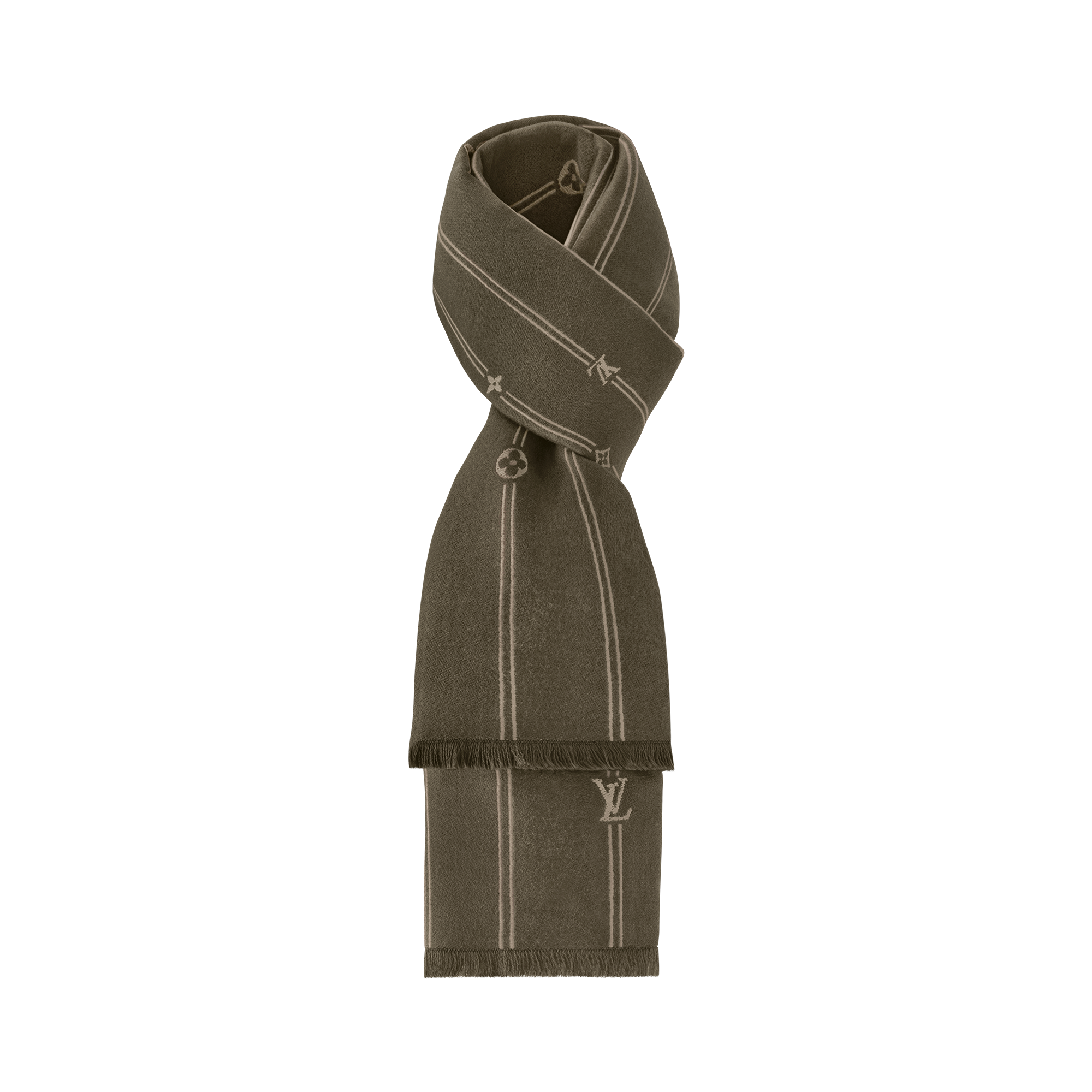 Sciarpa Monogram Stripes S00 Uomo Accessori Sciarpe | LOUIS VUITTON (Zoom prodotto)