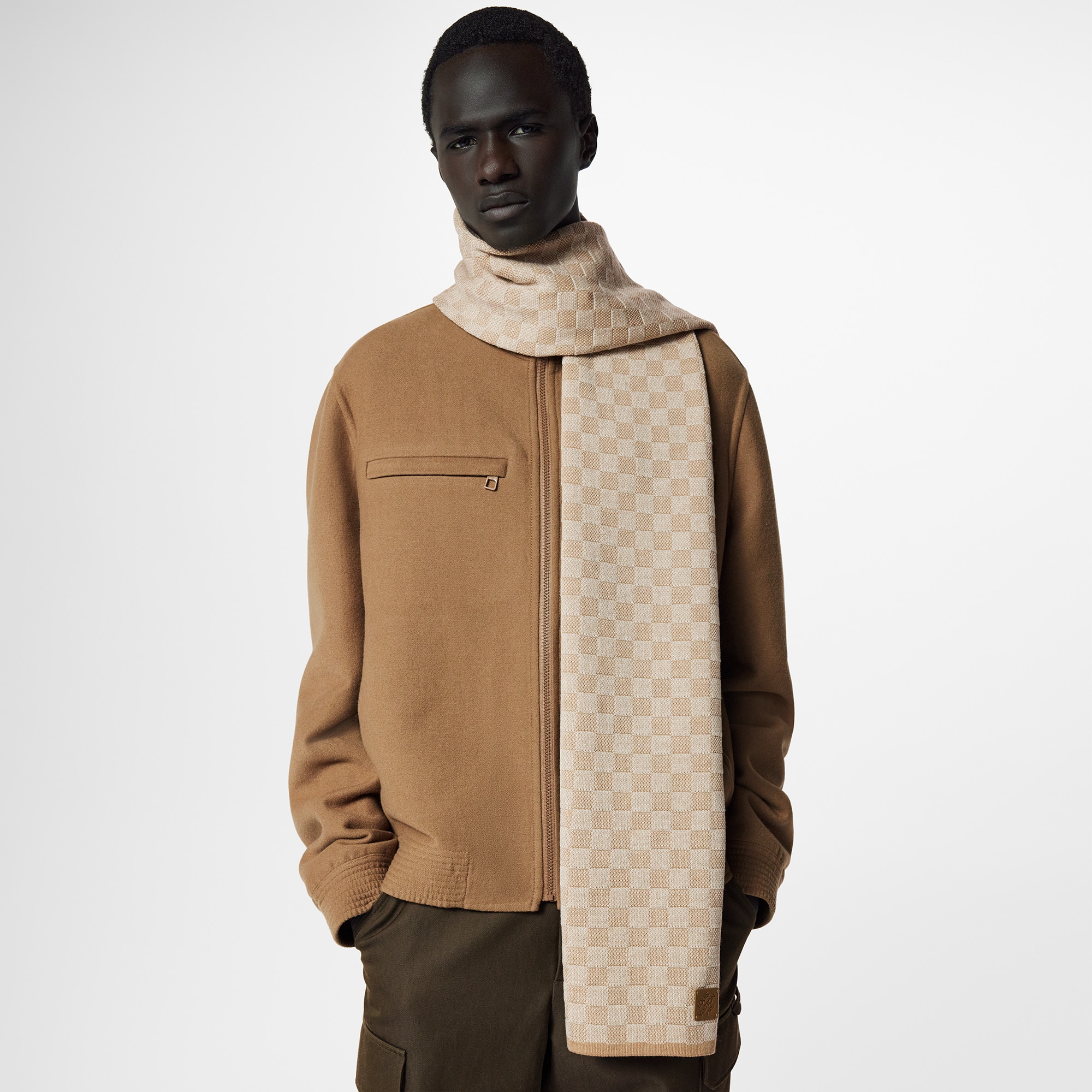 Sciarpa Neo Petit Damier S00 Uomo Accessori Novità | LOUIS VUITTON (Zoom prodotto)