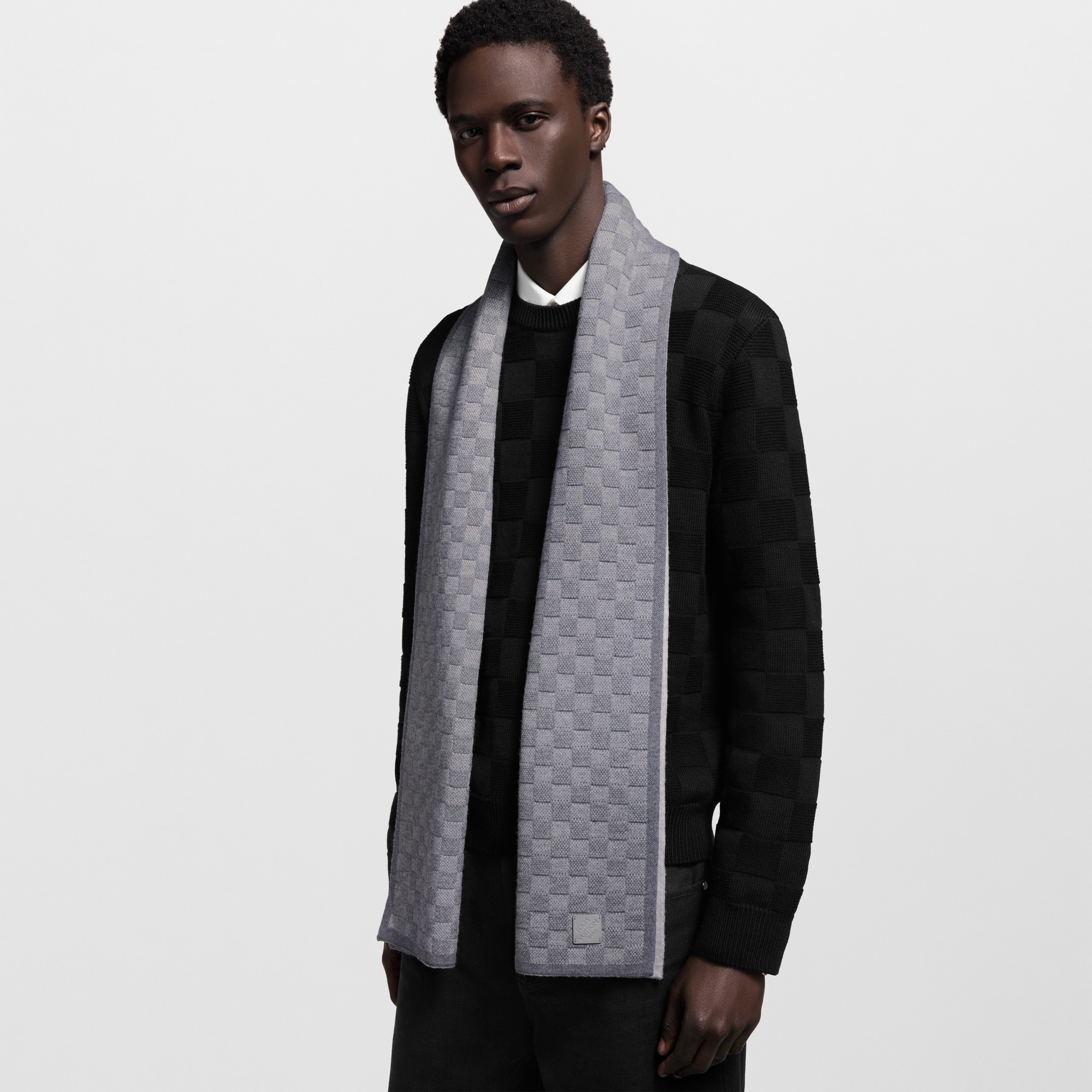 Sciarpa Neo Petit Damier S00 Uomo Accessori Novità | LOUIS VUITTON (Zoom prodotto)