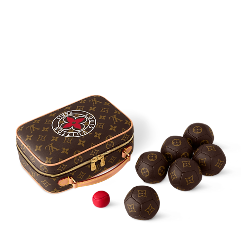 Set bocce Soft Tela Monogram Bauli, Viaggio e Casa Sport e Giochi } | LOUIS VUITTON (Zoom prodotto)