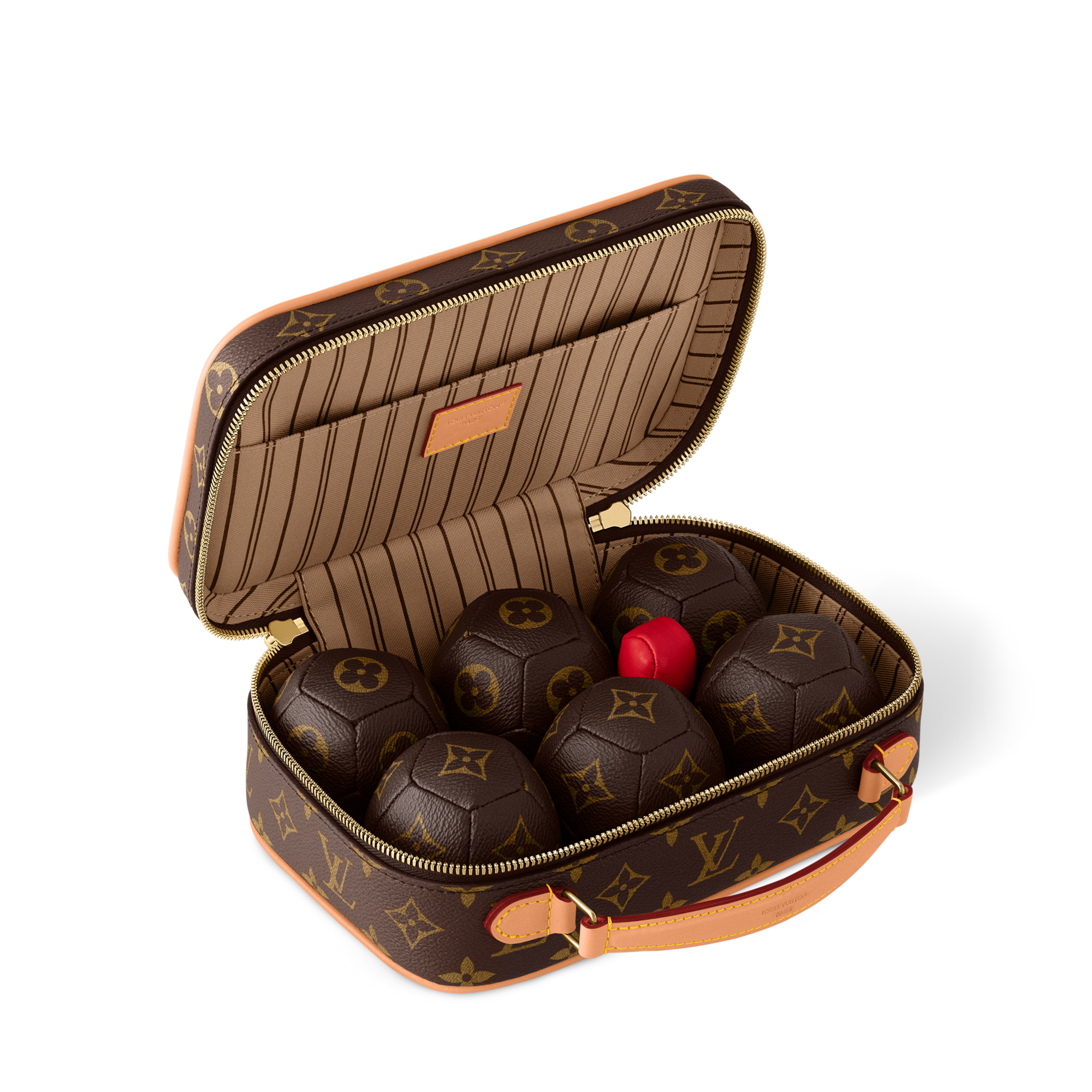 Set bocce Soft Tela Monogram Bauli, Viaggio e Casa Sport e Giochi } | LOUIS VUITTON (Zoom prodotto)