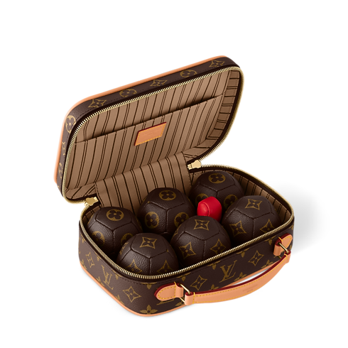 Set bocce Soft Tela Monogram Bauli, Viaggio e Casa Sport e Giochi } | LOUIS VUITTON (Zoom prodotto)