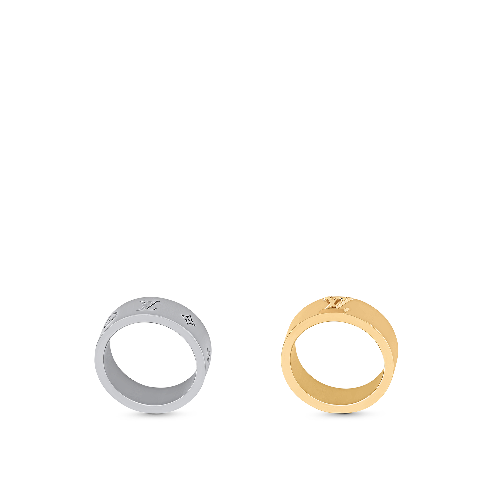 Set di due anelli LV Instinct S00 Uomo Fashion Bijoux Tutta la Gioielleria | LOUIS VUITTON (Zoom prodotto)