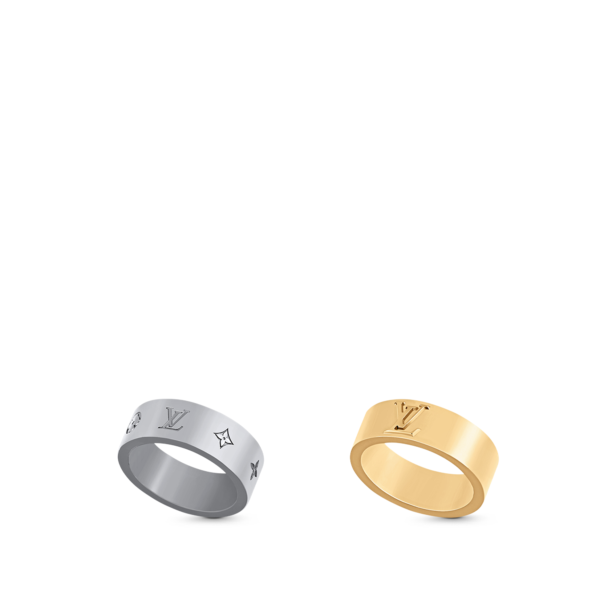 Set di due anelli LV Instinct S00 Uomo Fashion Bijoux Tutta la Gioielleria | LOUIS VUITTON (Zoom prodotto)