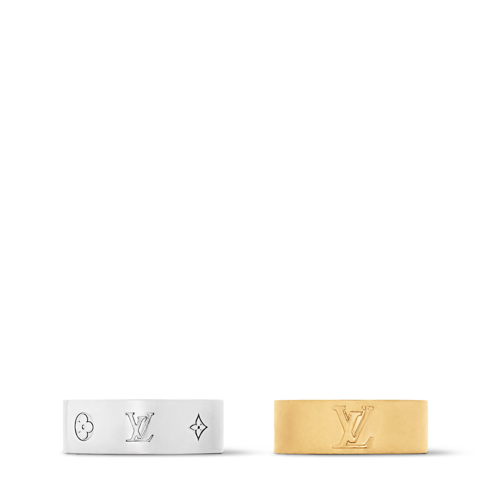 Set di due anelli LV Instinct S00 Uomo Fashion Bijoux Tutta la Gioielleria | LOUIS VUITTON (Zoom prodotto)