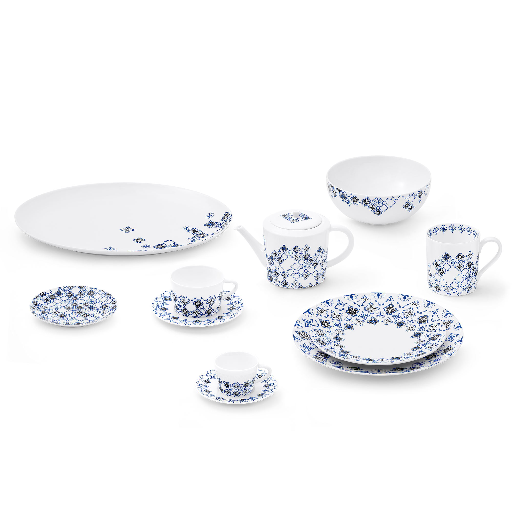 Set Of 2 Teacups and Saucers LV By The Pool  Bauli, Viaggio e Casa Casa e Art de la Table Art de la Table | LOUIS VUITTON (Zoom prodotto)