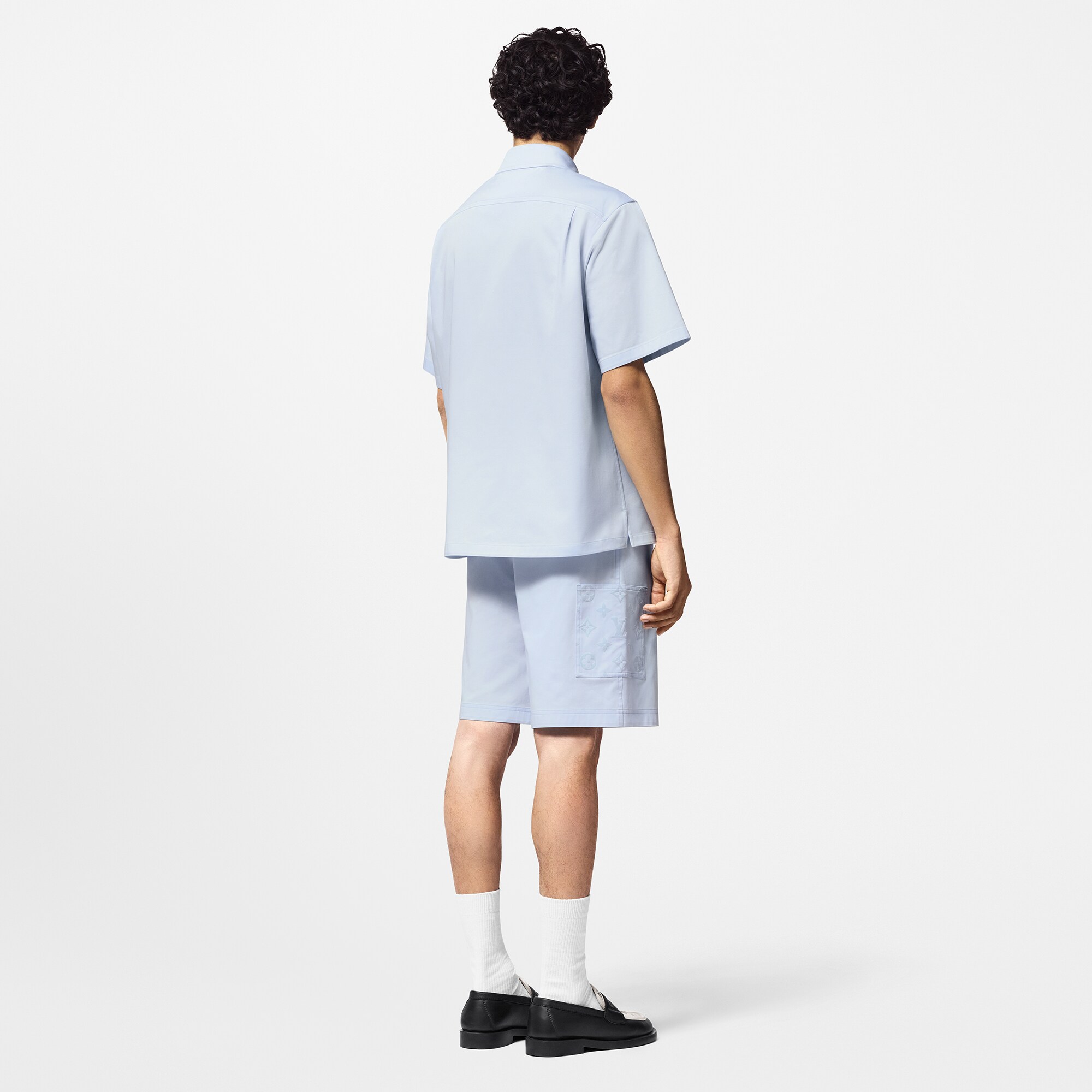 Shorts cargo in cotone floccato  Uomo Abbigliamento Pantaloni | LOUIS VUITTON (Zoom prodotto)