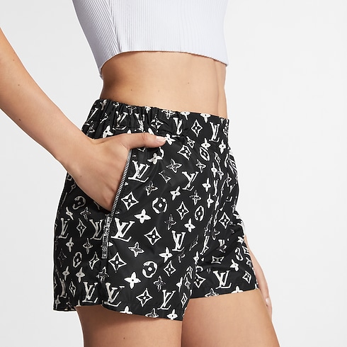 Shorts con motivo Monogram Donna Abbigliamento Gonne e Shorts | LOUIS VUITTON (Zoom prodotto)
